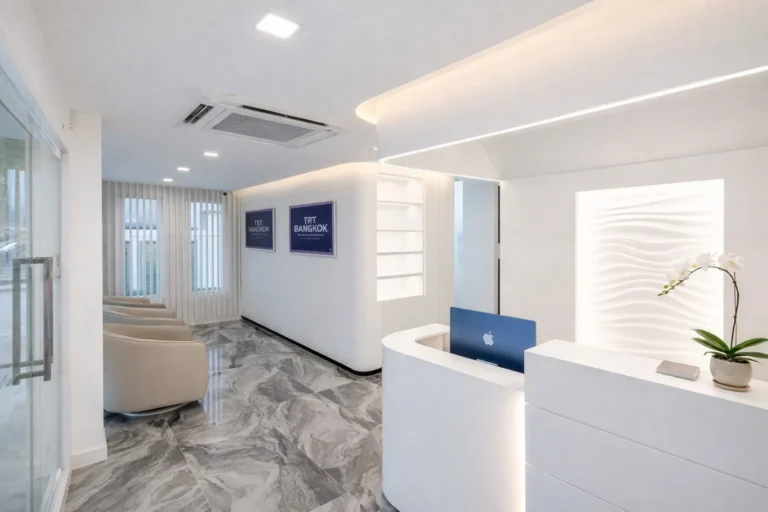 TRT Bangkok clinic interior — consultation environment