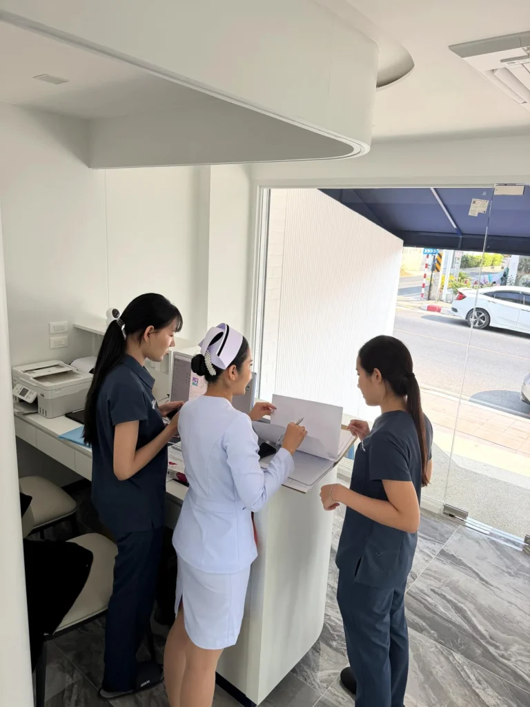 TRT Bangkok clinic interior — modern medical environment