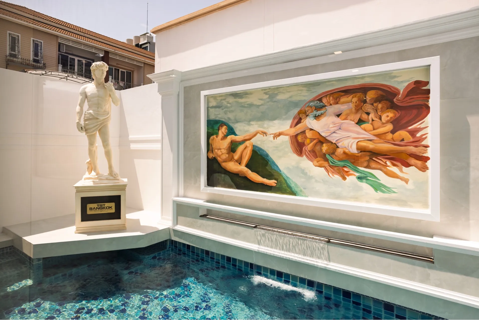 TRT Bangkok premium clinic with pool area