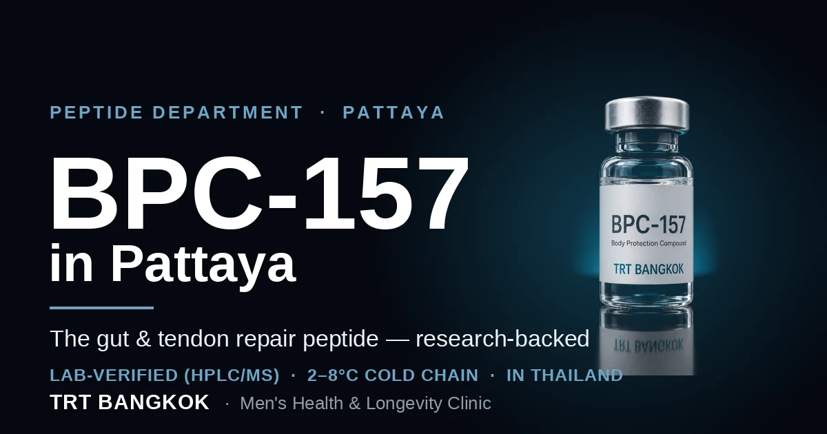 BPC-157 in Pattaya · Lab-Verified Peptide Clinic